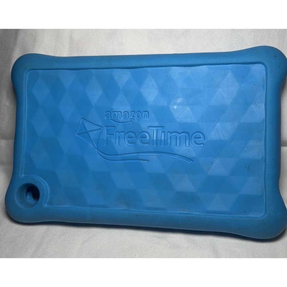 Amazon FreeTime Protective Shell/Skin Case Cover Silicone Gel Rubber Blue